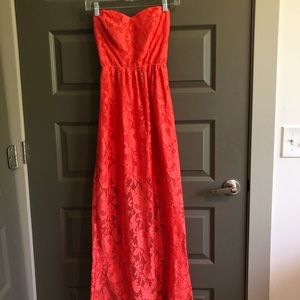 Strapless Floor Length Dress